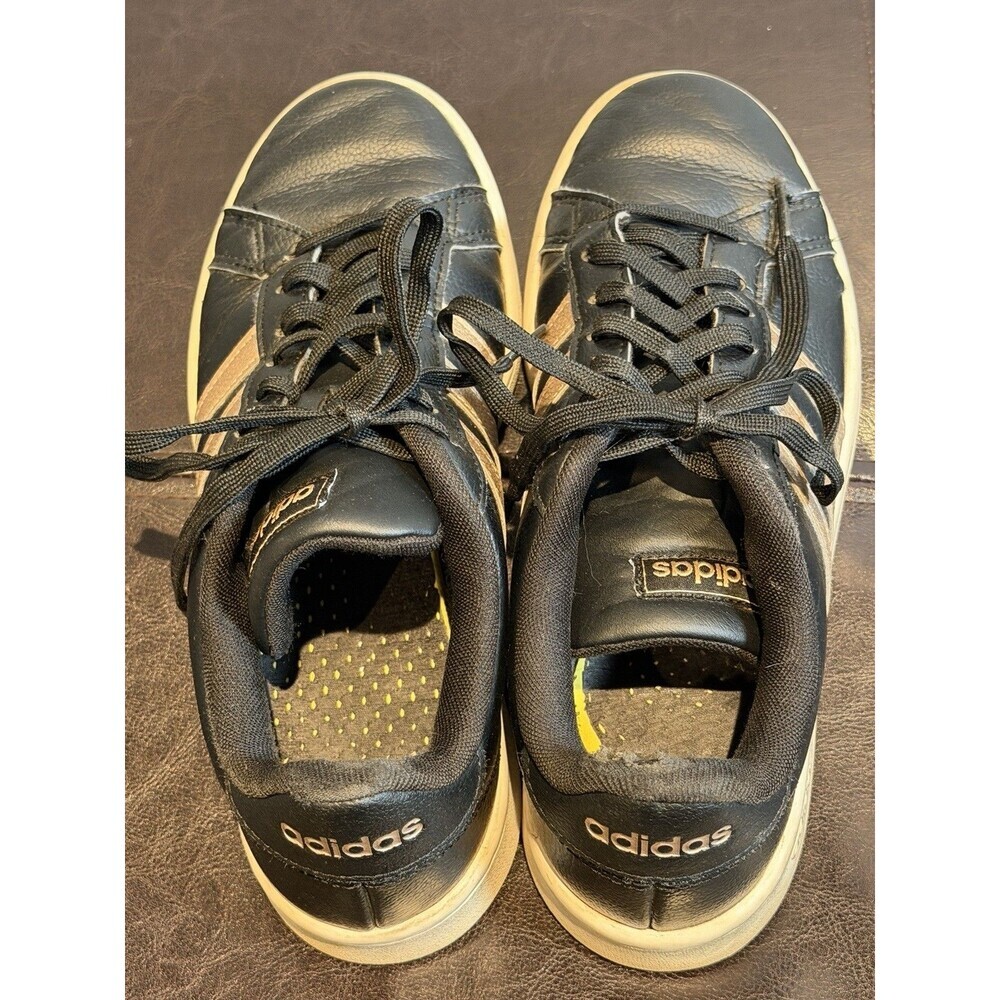 Adidas Cloudfoam Black and Rose Gold Sneakers Size 7.5 HWI 28Y001 - Picture 3 of 8